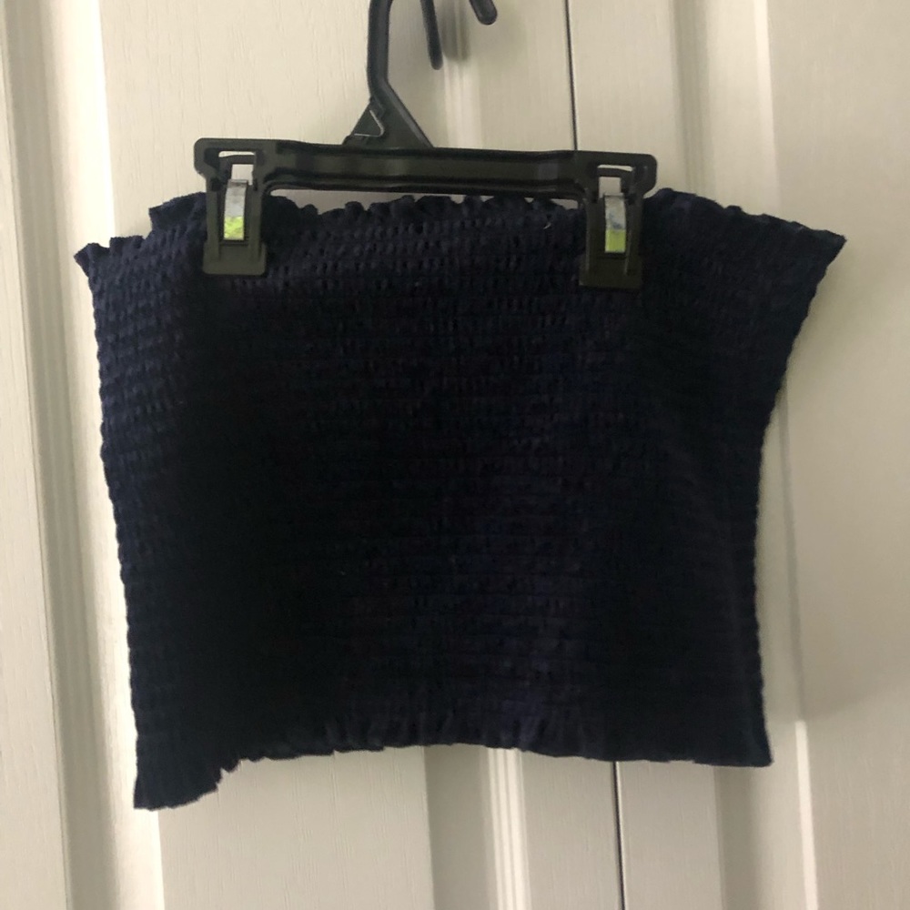Navy Blue Tube Top